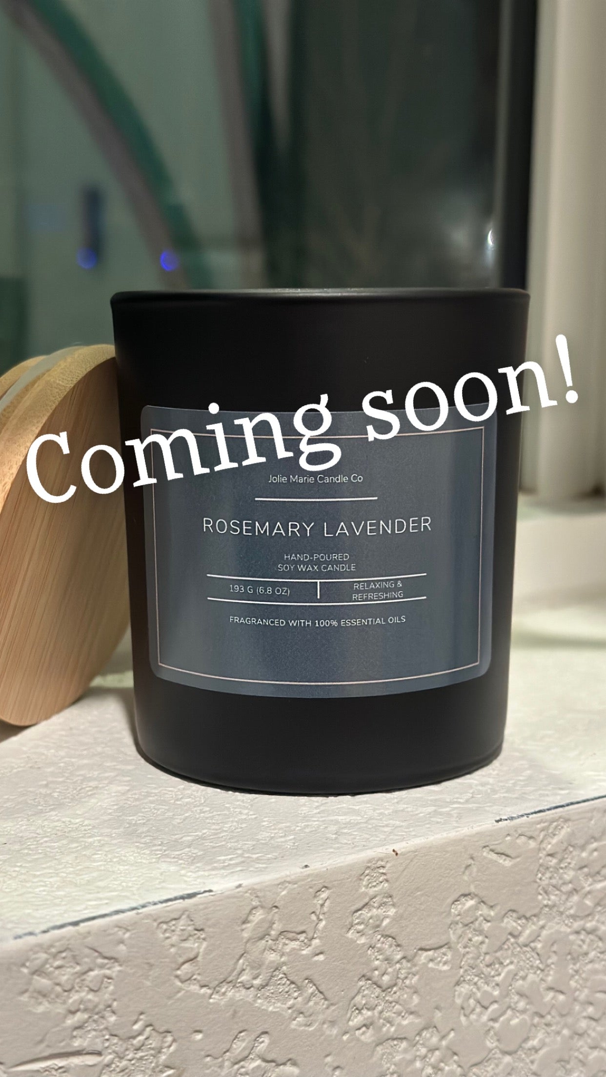 Rosemary Lavender Soy Wax Candle