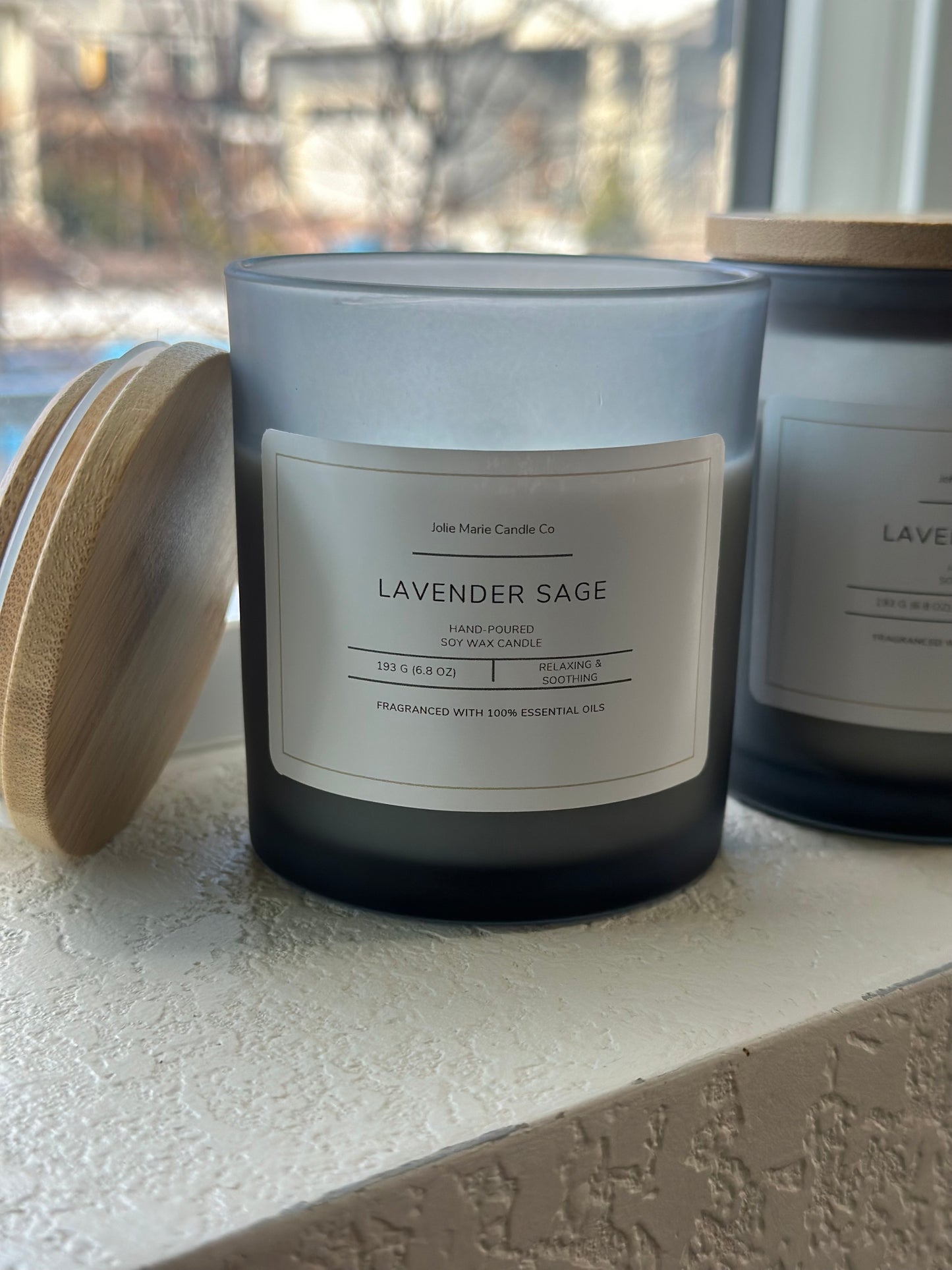 Lavender Sage Soy Wax Candle